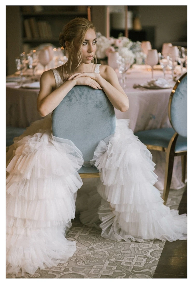 Стул Вашингтон Золото, велюр серо-голубой