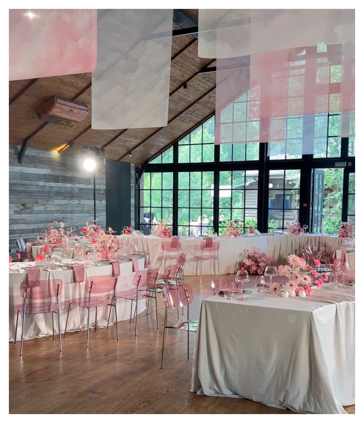 Стул Призм Серебро, Розовые очки