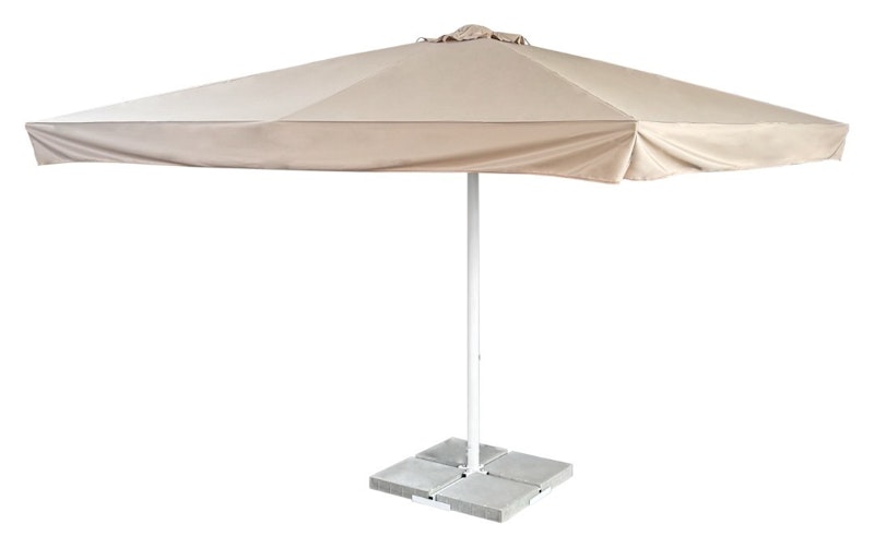 Зонт с центральной опорой 4х4, бежевый