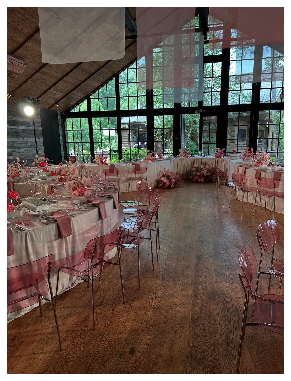 Стул Призм Серебро, Розовые очки