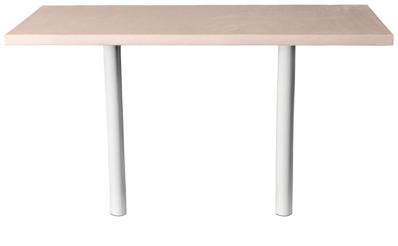 Стол коктейльный Твист Прямоугольный М, Рафаэлло + Кремовый бисквит (телескопические ноги)