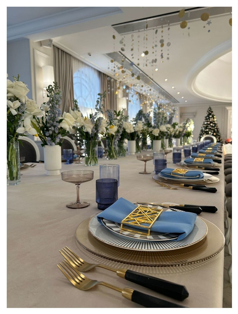 Сет порционных тарелок Геометрия