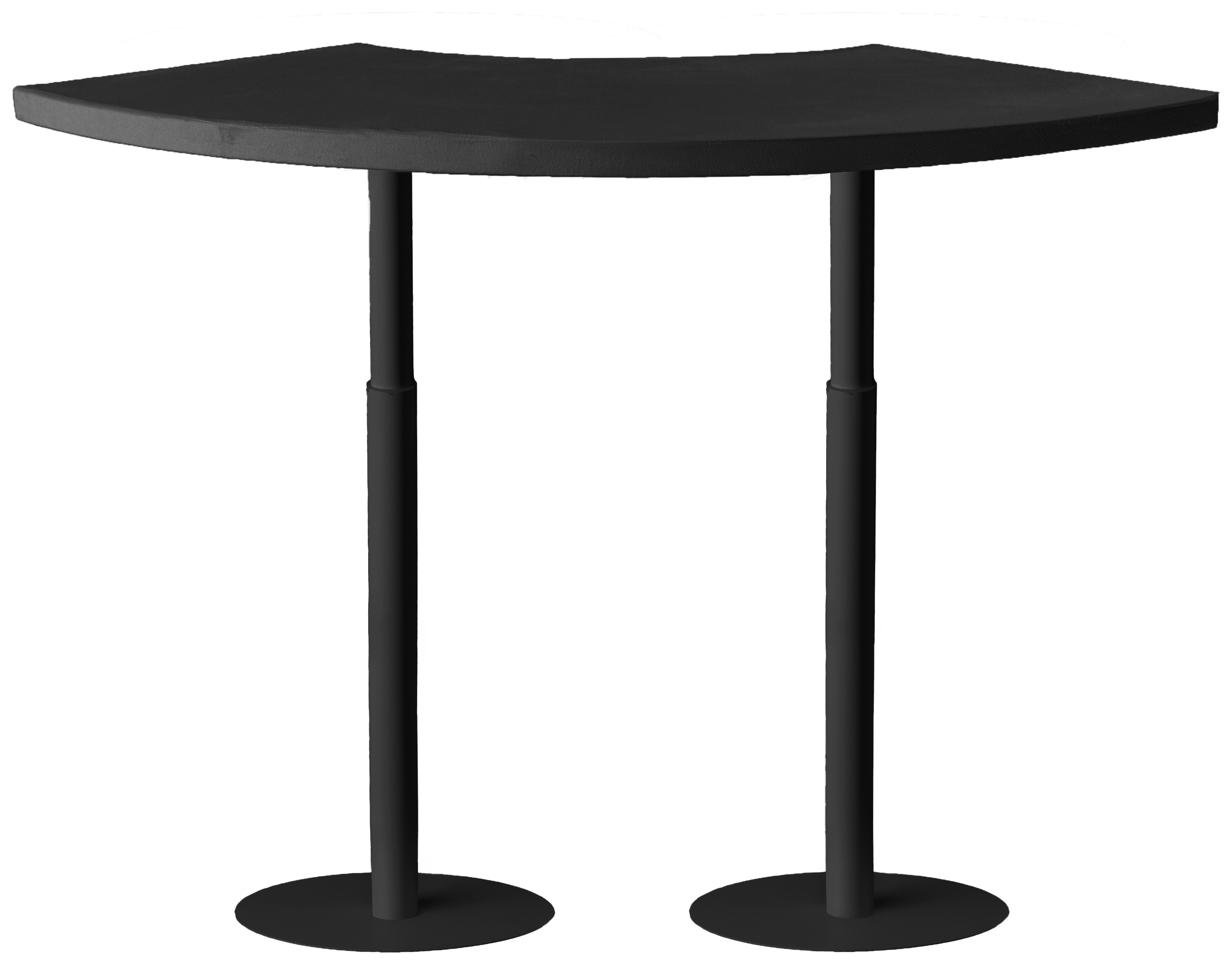 Стол коктейльный Твист Змейка С, Лакричный леденец + Черная ночь (телескопические ноги)