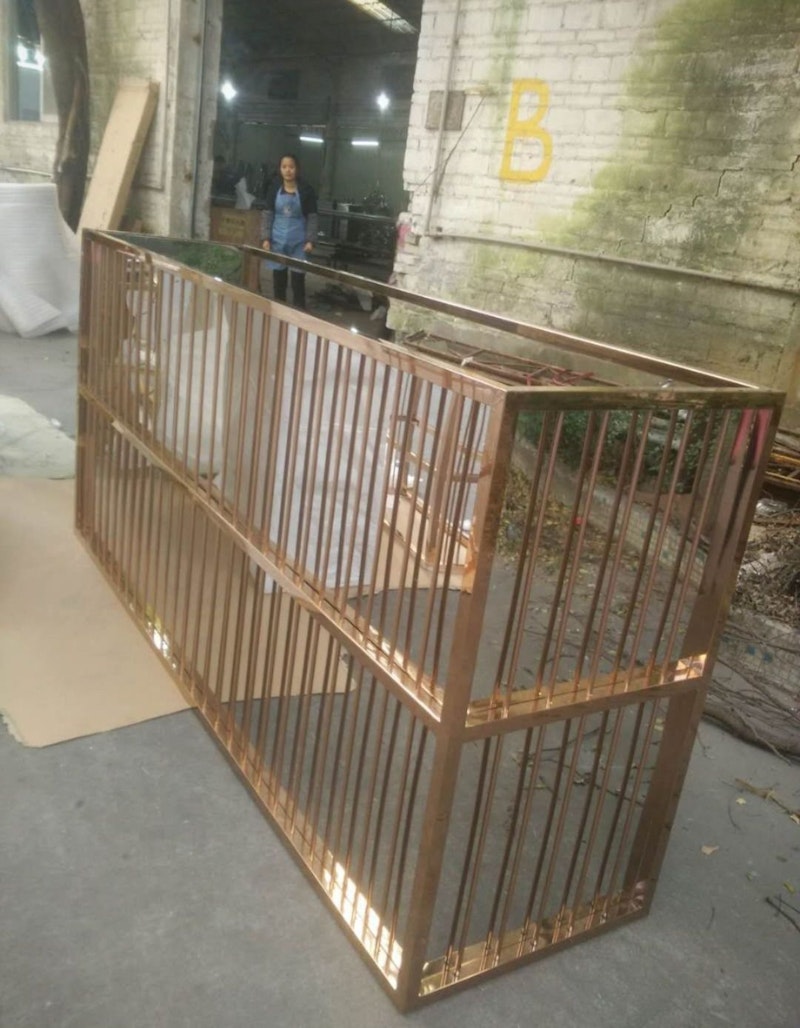 Барная стойка Розовое Золото