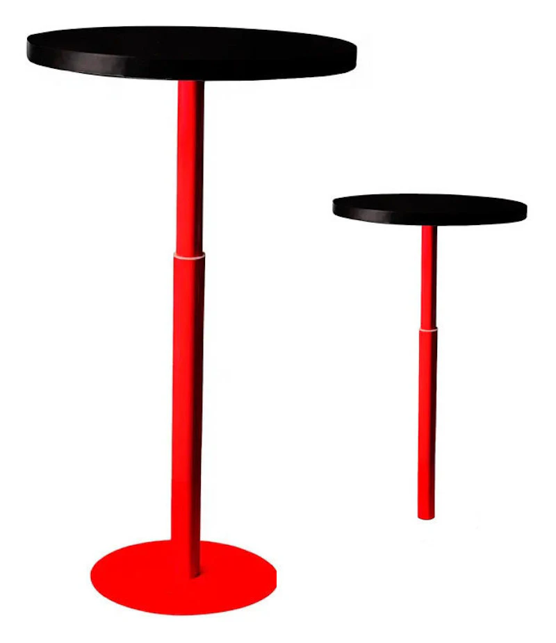 Стол коктейльный Твист Круглый Черный