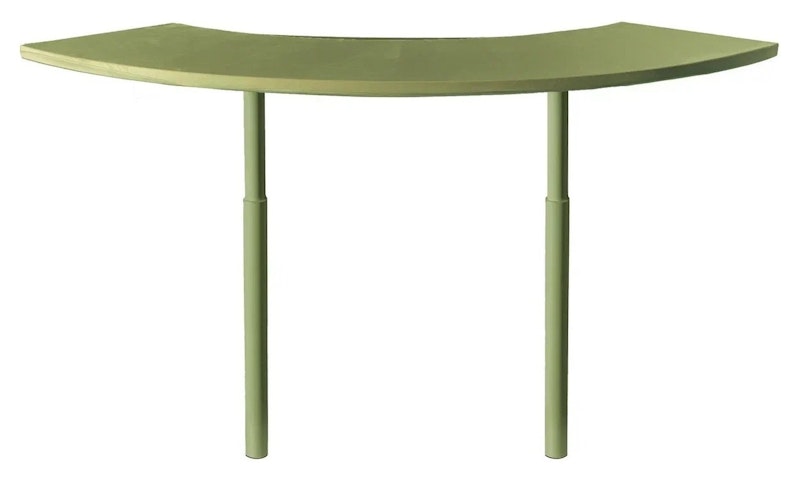 Стол коктейльный Твист Змейка М, Фисташковое пралине + матча (телескопические ноги)