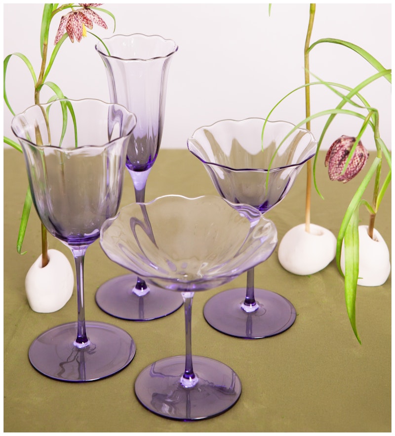 Бокал винный малый Блуми Мышиный Горошек