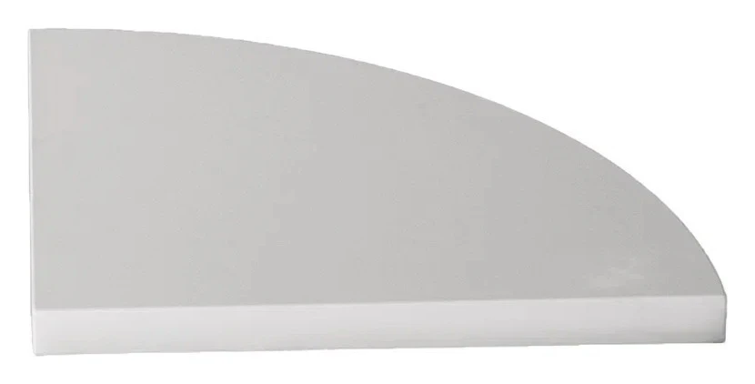 Столешница-уголок Твист Лепесток, белая