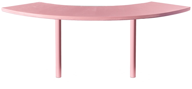 Стол коктейльный Твист Змейка М, Розовая помада + Куколка (телескопические ноги)