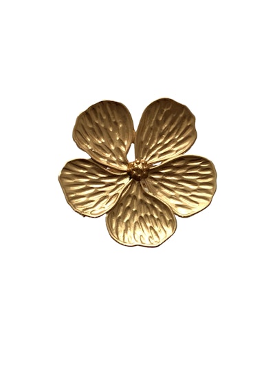 Кольцо для салфетки Золотой цветок