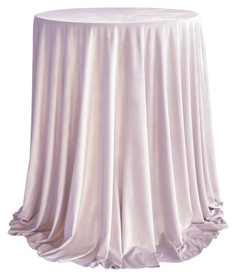 Комплект Стол коктейльный Тавола+ скатерть светло-розовая
