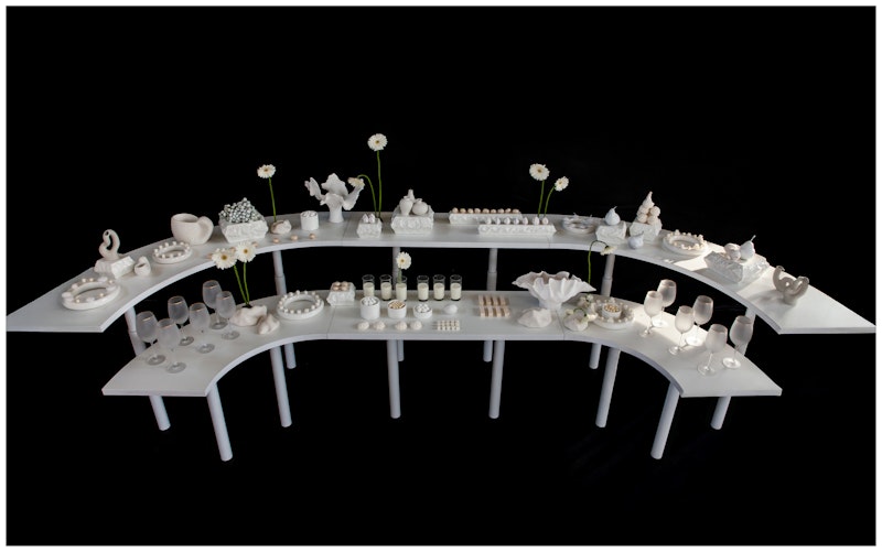 Стол коктейльный Твист Змейка С, Рафаэлло + Млечный путь (телескопические ноги)