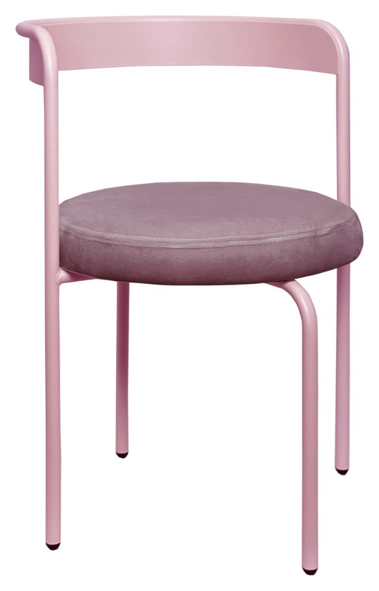 Стул Колори, Розовая помада + Розовая помада