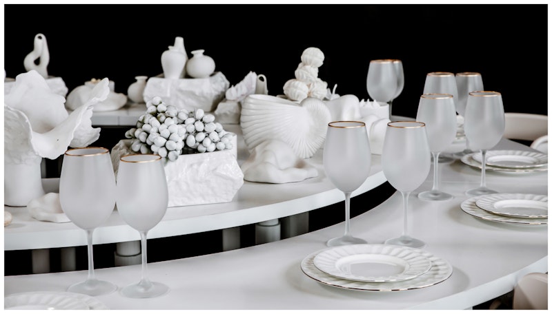 Сет матовых бокалов Лоллипоп Битый Лед