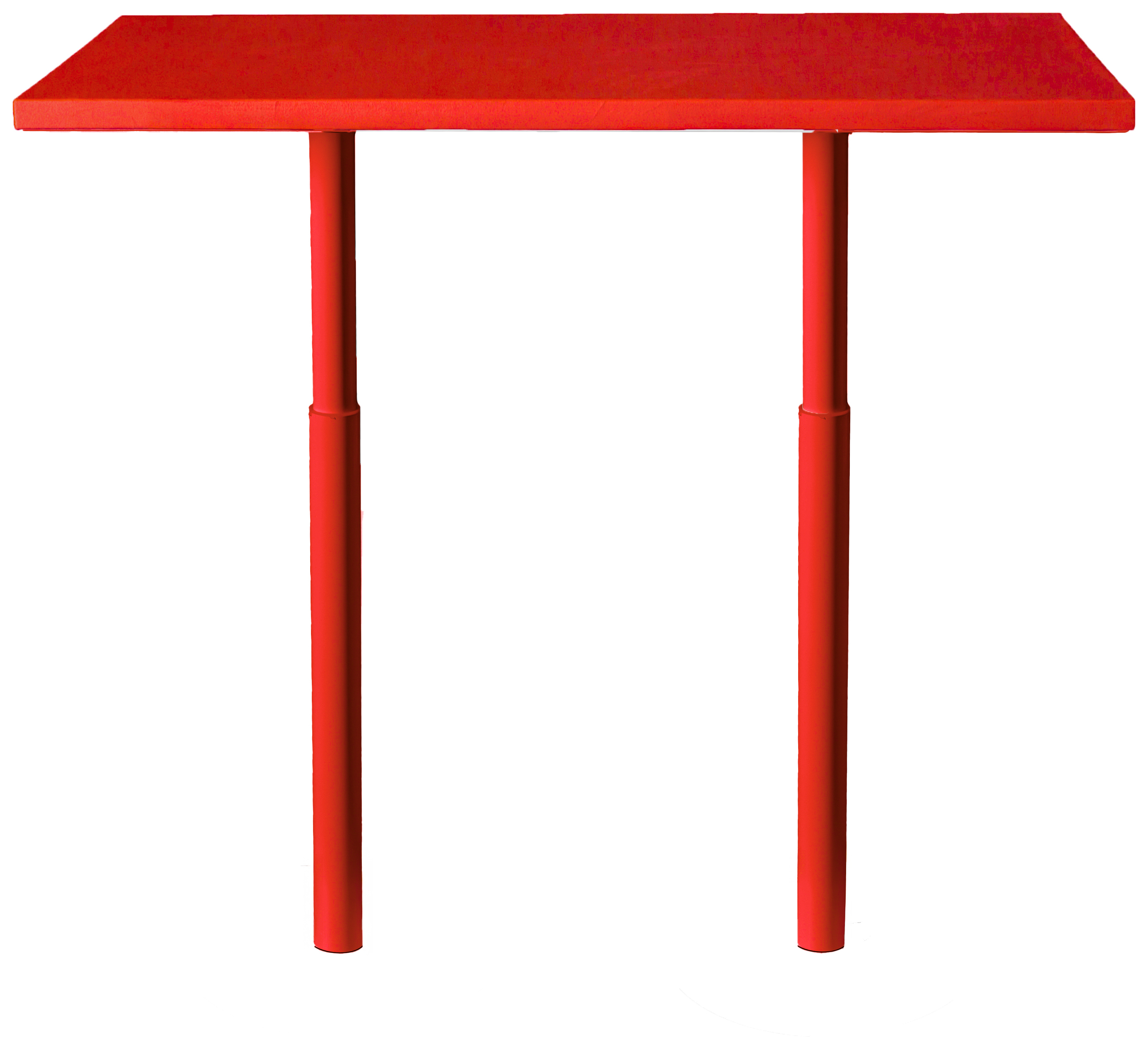 Стол коктейльный Твист Прямоугольный М, Красный бархат + Малиново-красный (телескопическая нога)
