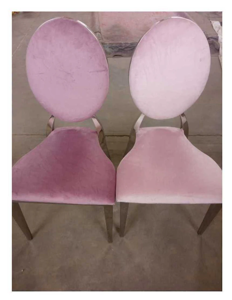 Стул Вашингтон Золото, велюр, пыльно-сиреневый