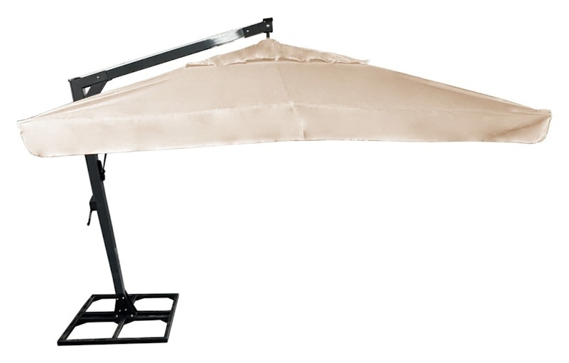 Зонт с боковой опорой 4х4, бежевый