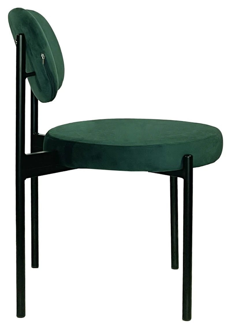 Стул Модерн Черный, Изумрудный