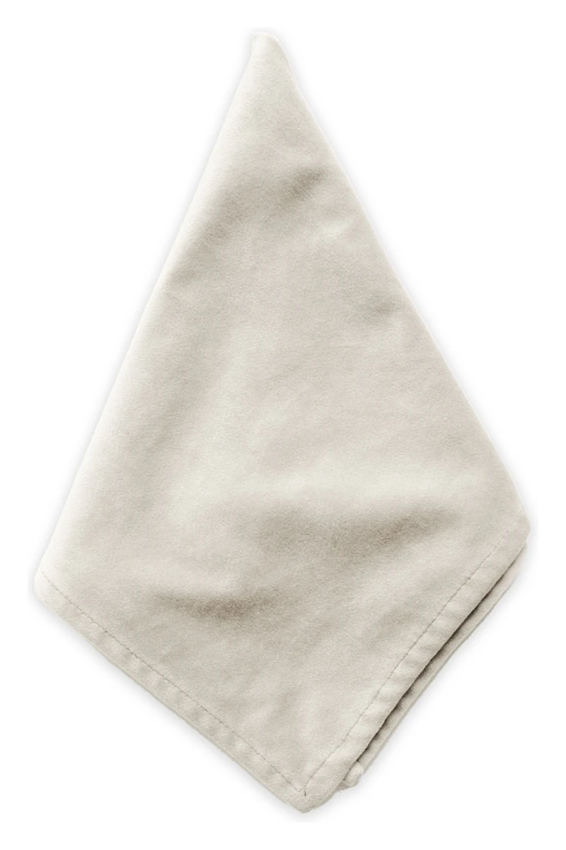 Салфетка велюр, кремовый бисквит