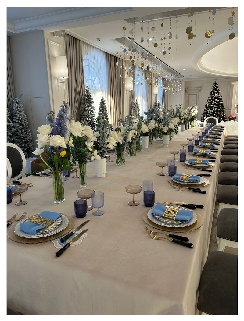 Сет порционных тарелок Геометрия