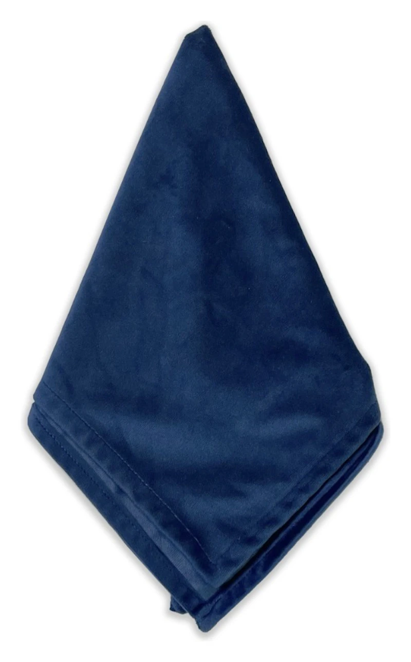 Салфетка велюр, сапфировая