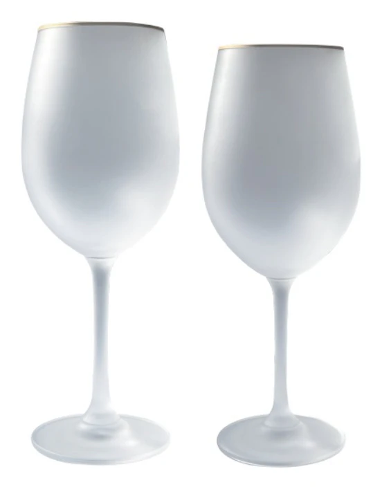 Сет матовых бокалов Лоллипоп Битый Лед