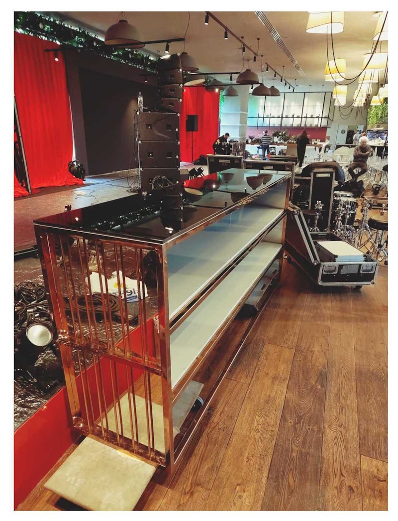 Барная стойка Розовое Золото