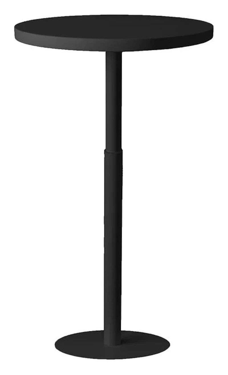 Стол коктейльный Твист Круглый Черный