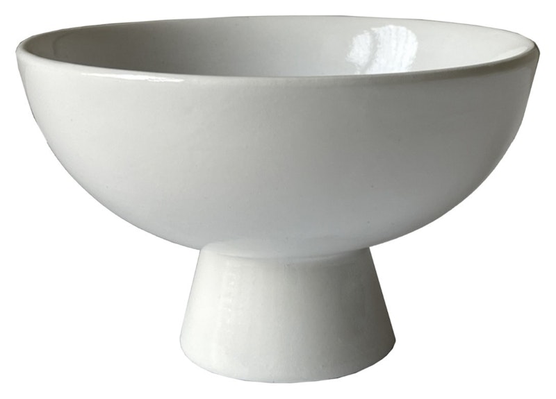 Керамическая ваза Васса Белая