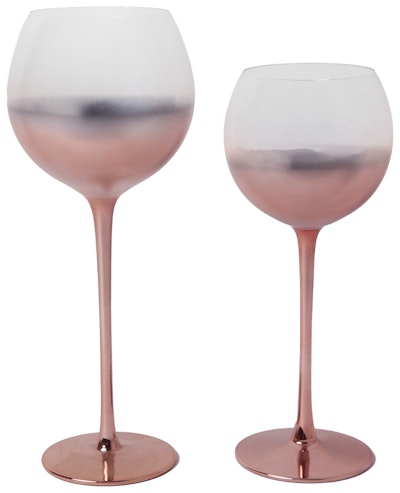 Сет бокалов Сирен медный градиент