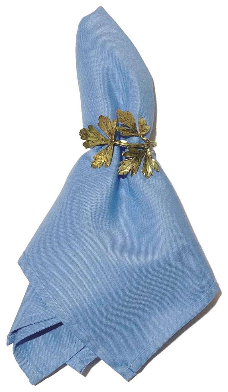 Салфетка голубая, полиэстер