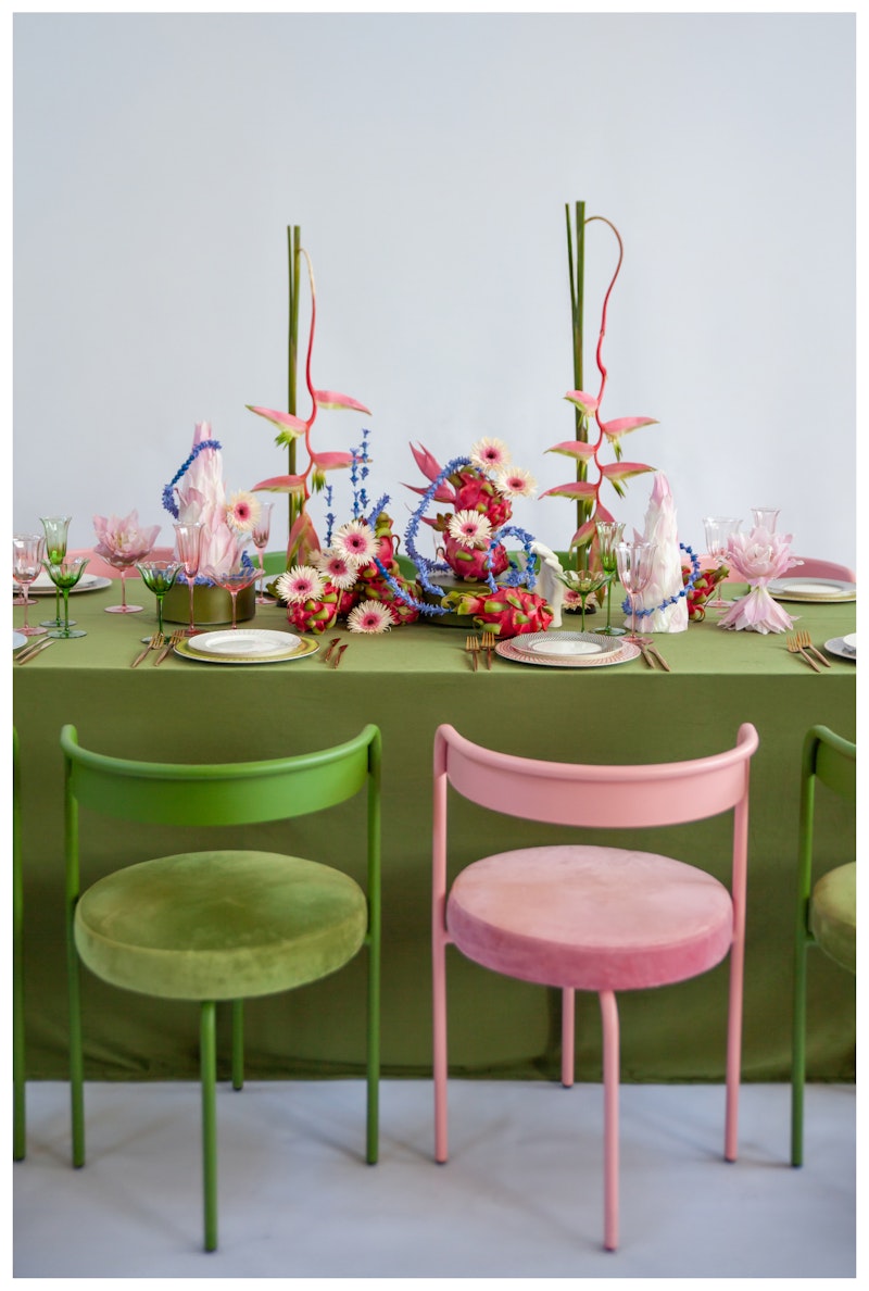 Стул Колори, Фисташковое пралине + Матча