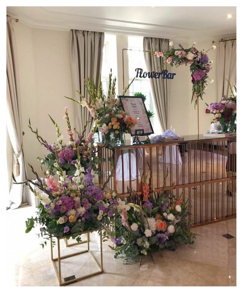 Барная стойка Розовое Золото