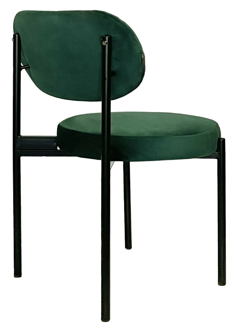 Стул Модерн Черный, Изумрудный