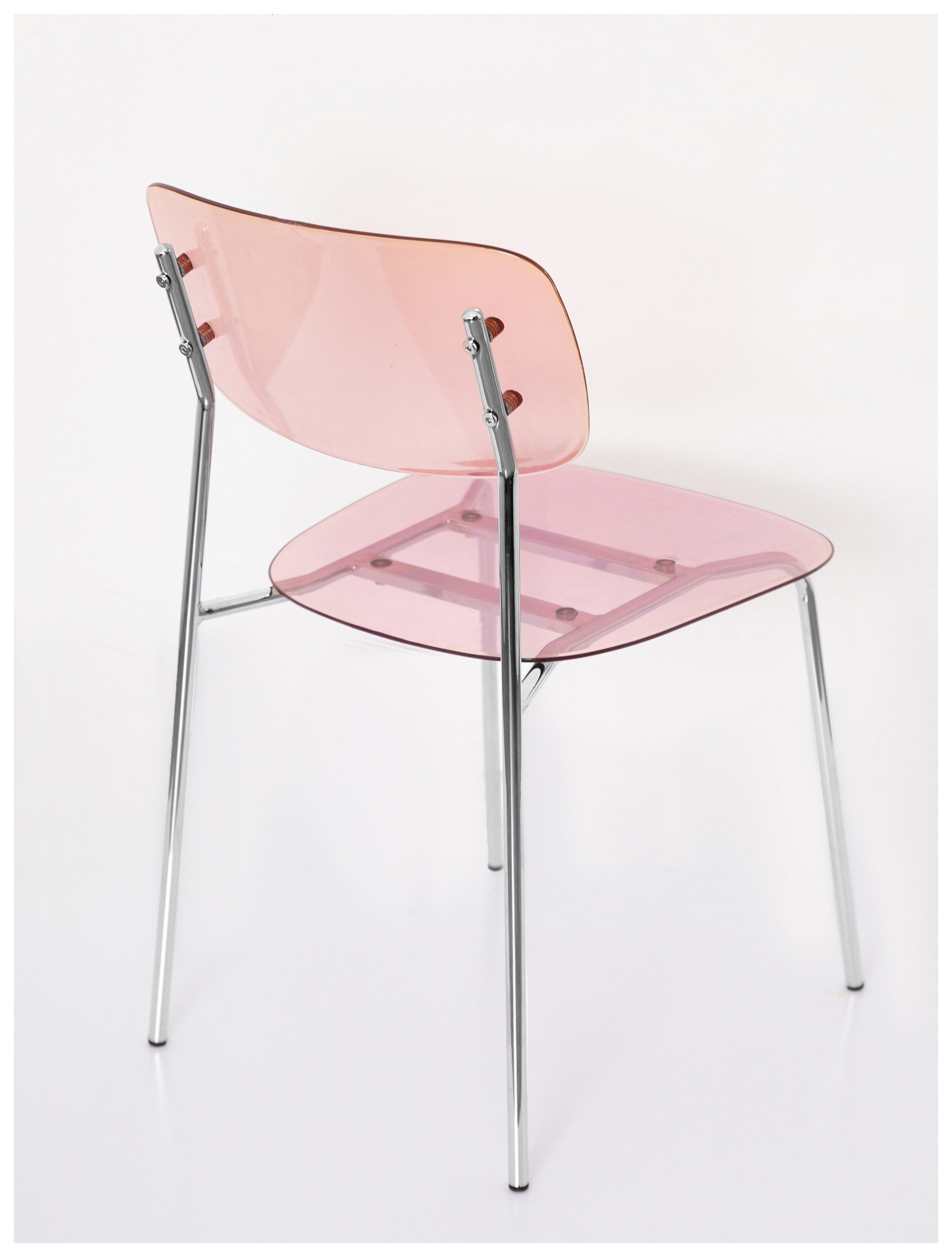 Стул Призм Серебро, Розовые очки