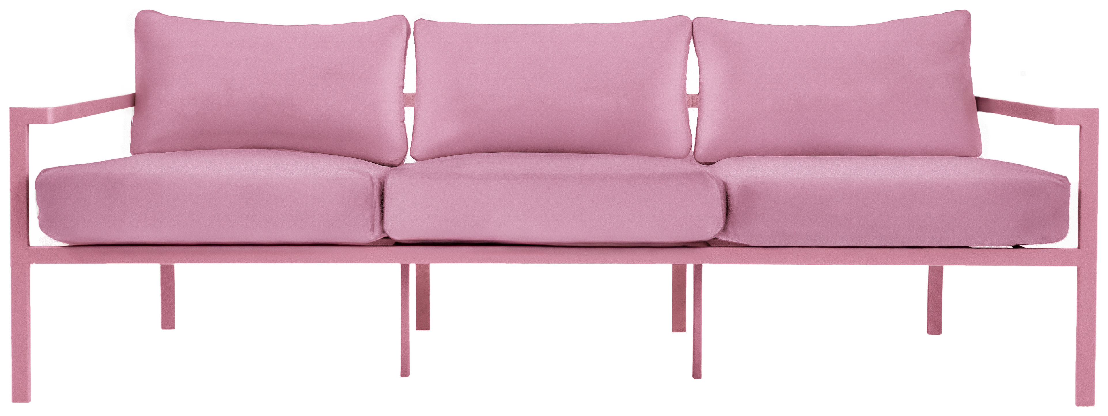 Диван Хагги Л, Розовая помада + Куколка