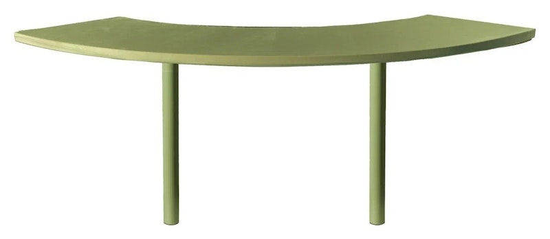 Стол коктейльный Твист Змейка М, Фисташковое пралине + матча (телескопические ноги)