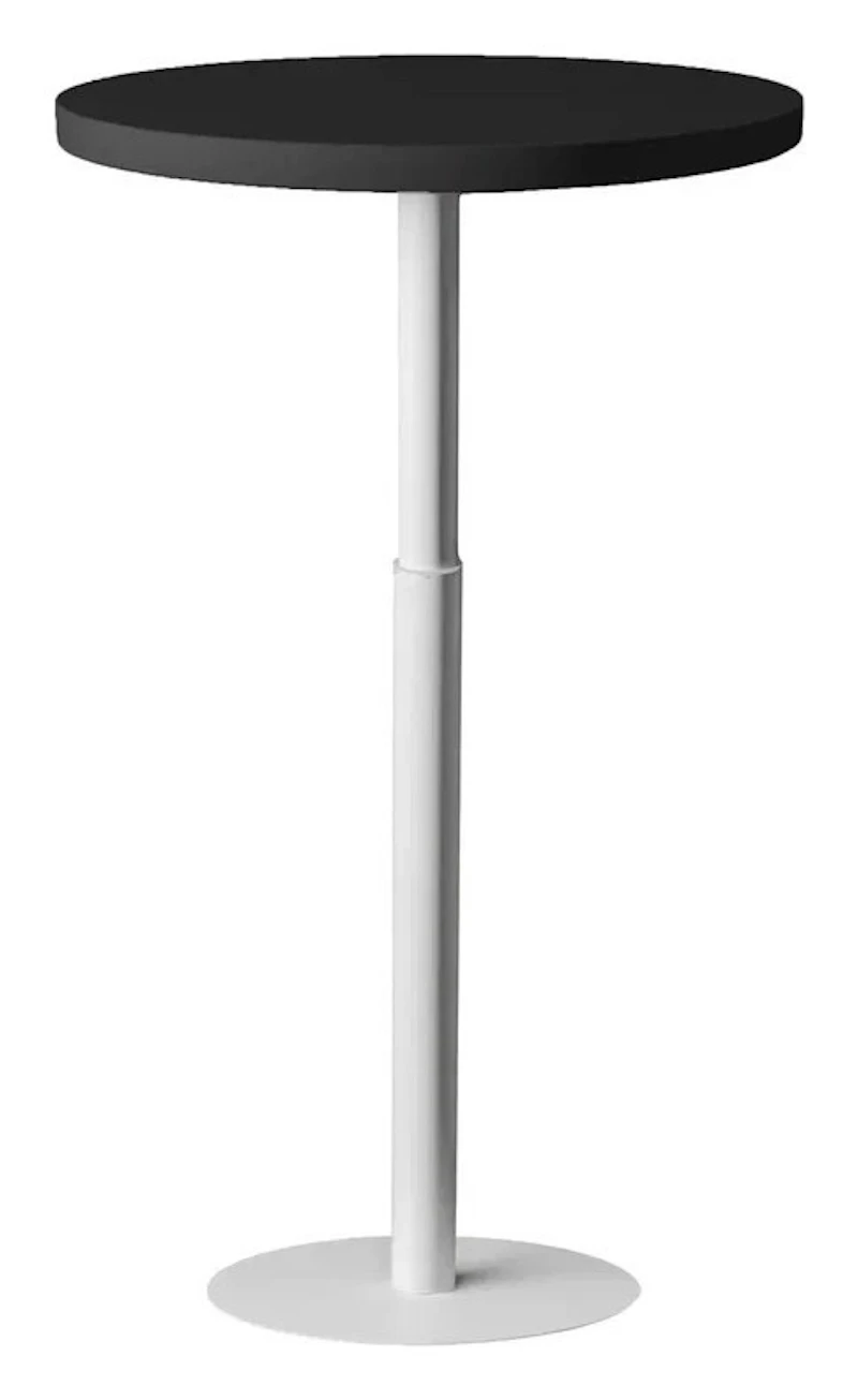 Стол коктейльный Твист Круглый Черный