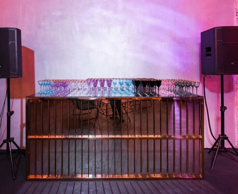 Барная стойка Розовое Золото