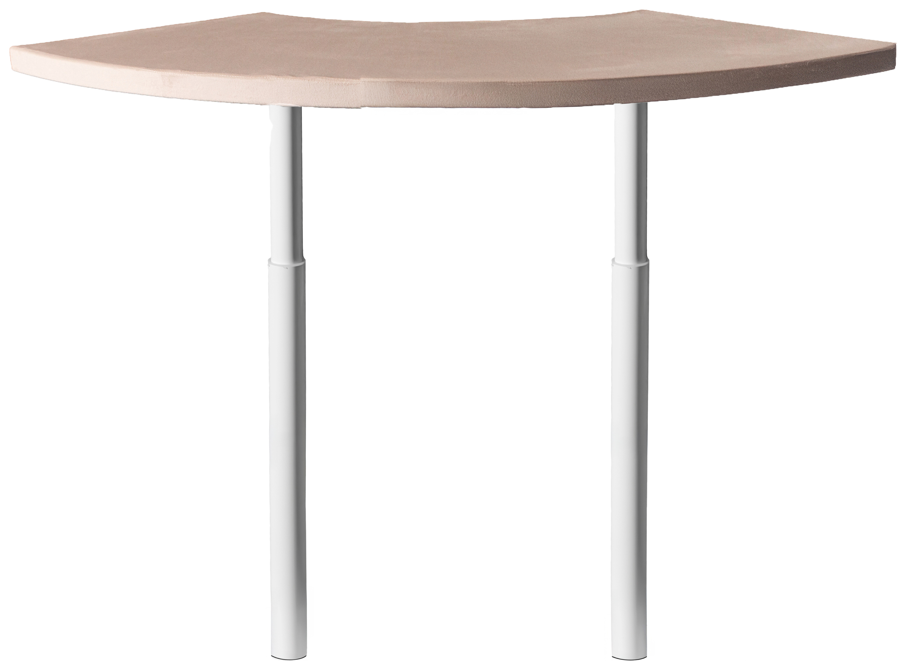 Стол коктейльный Твист Змейка С, Рафаэлло + Кремовый бисквит (телескопические ноги)