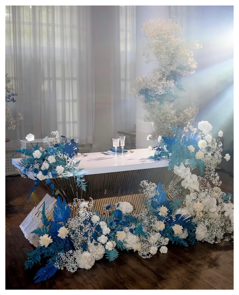 Стол-президиум Песочные Часы (золото/серебро/медь)