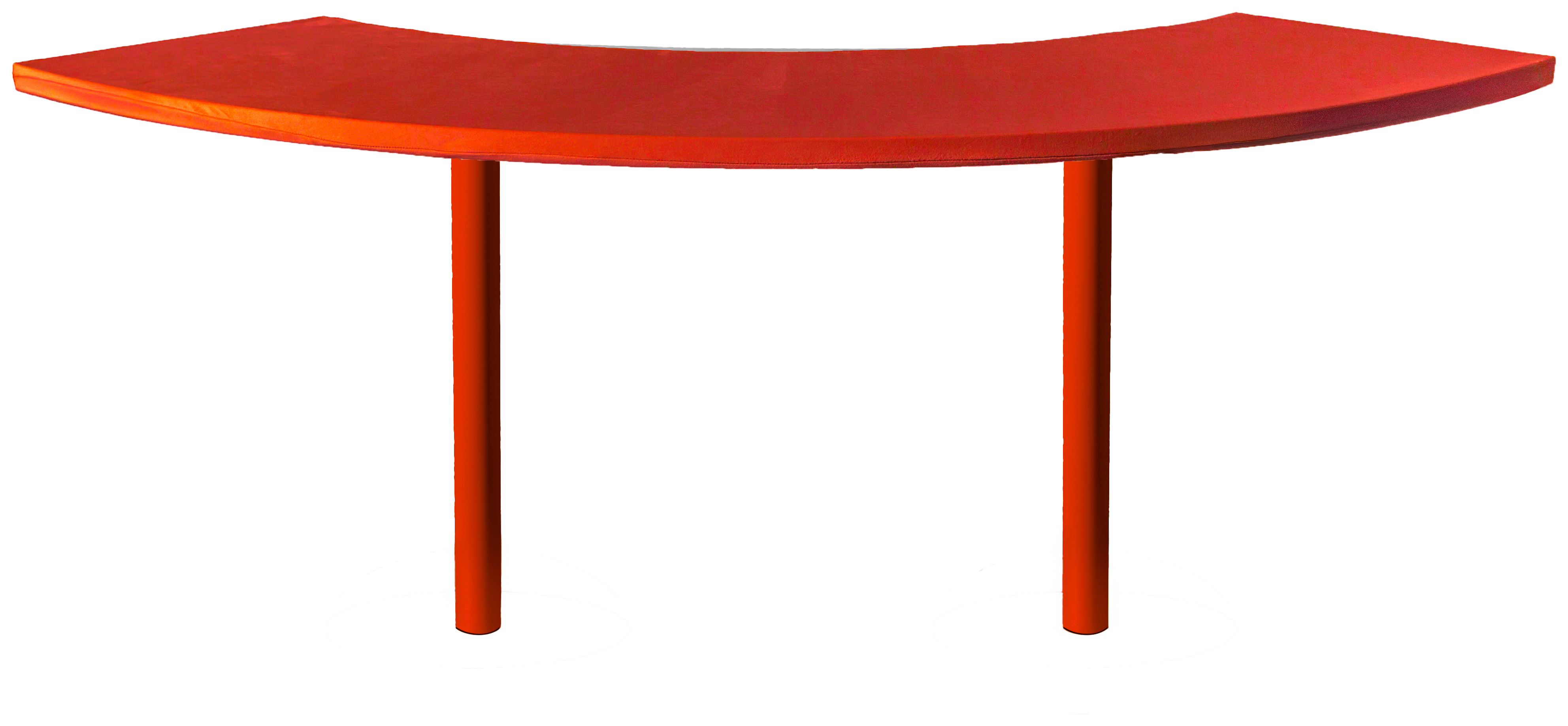 Стол коктейльный Твист Змейка М, Красный бархат + Малиново-красный (телескопическая нога)