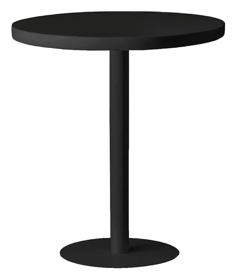 Стол коктейльный Твист Круглый Черный