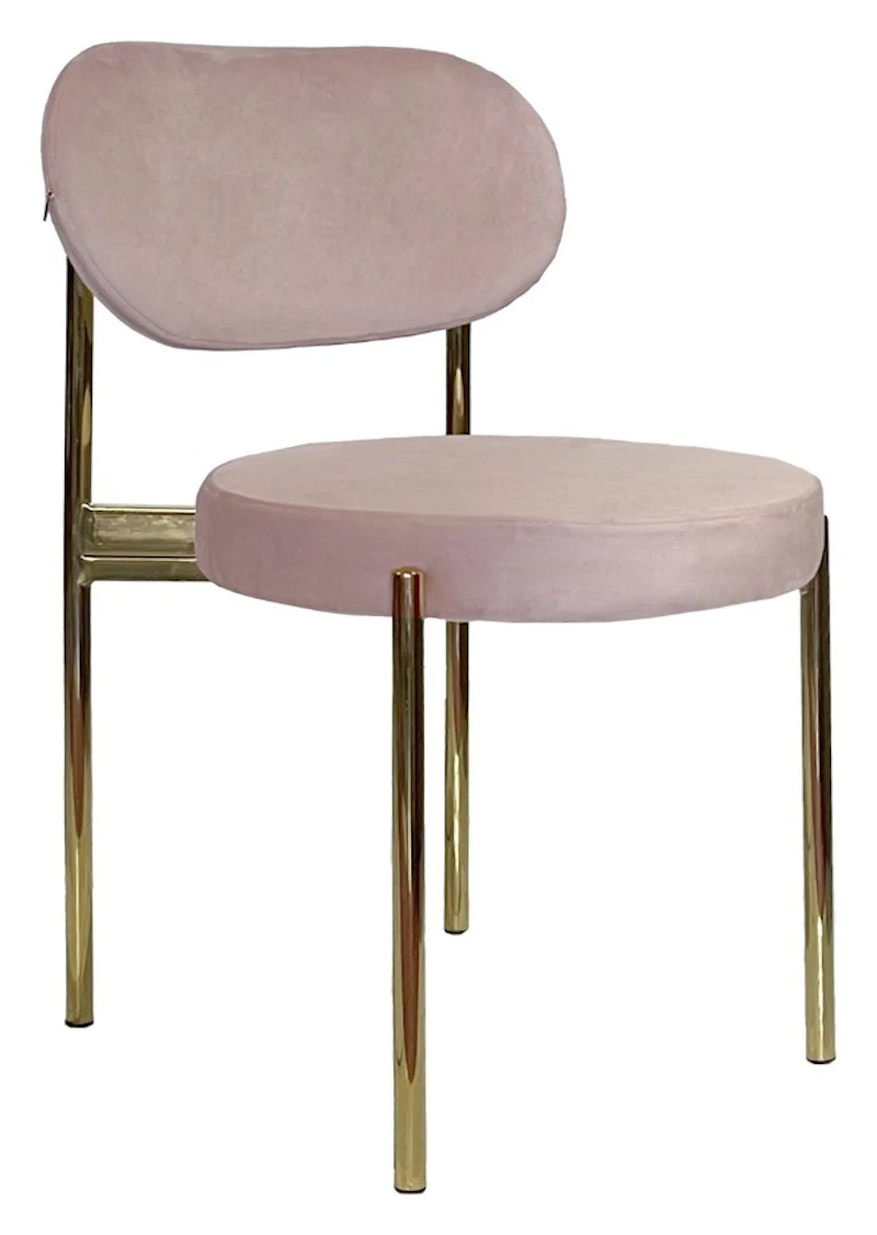 Стул Модерн Золото, Розовый кварц