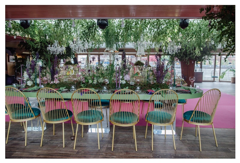 Стул Ле Солей, велюр, изумрудный