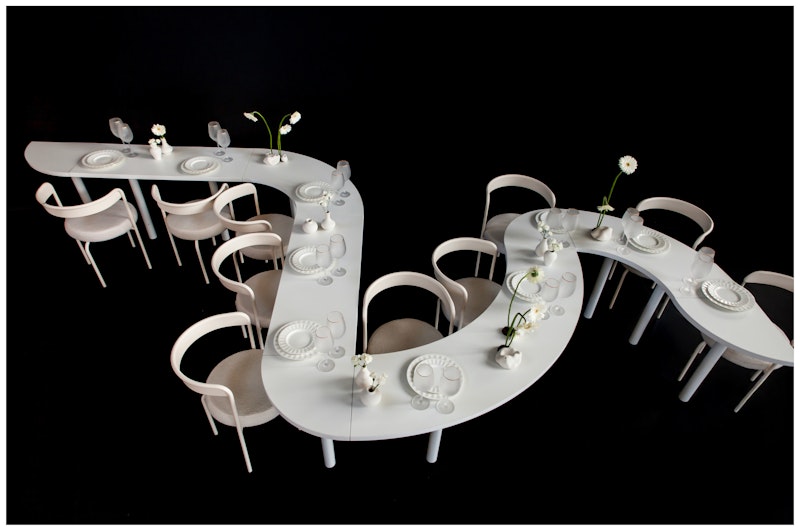 Стол коктейльный Твист Змейка С, Рафаэлло + Млечный путь (телескопические ноги)