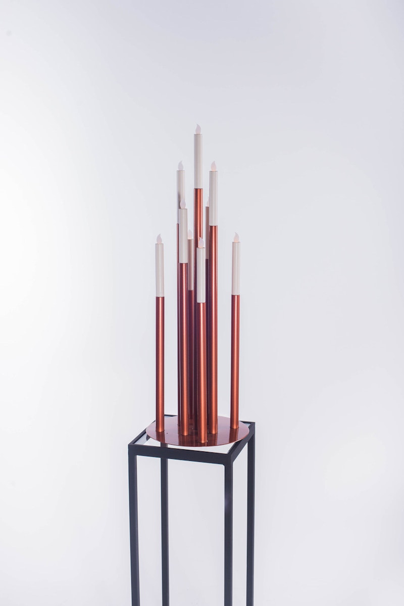 Подсвечник Виндбокс, 9 стоек (БЕЗ СВЕЧЕЙ)