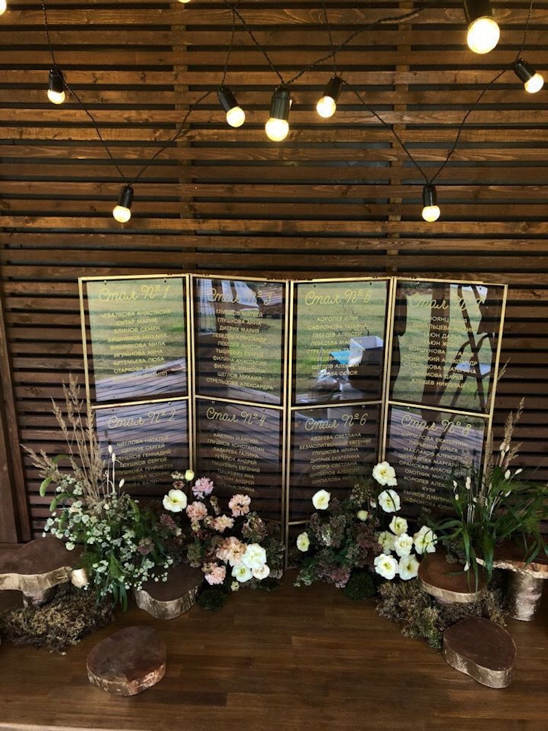 Ширма-схема рассадки "Литера"