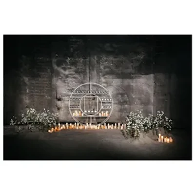 Набор свечей"Файр" дымчатая ( свет теплый ) - изображение 3