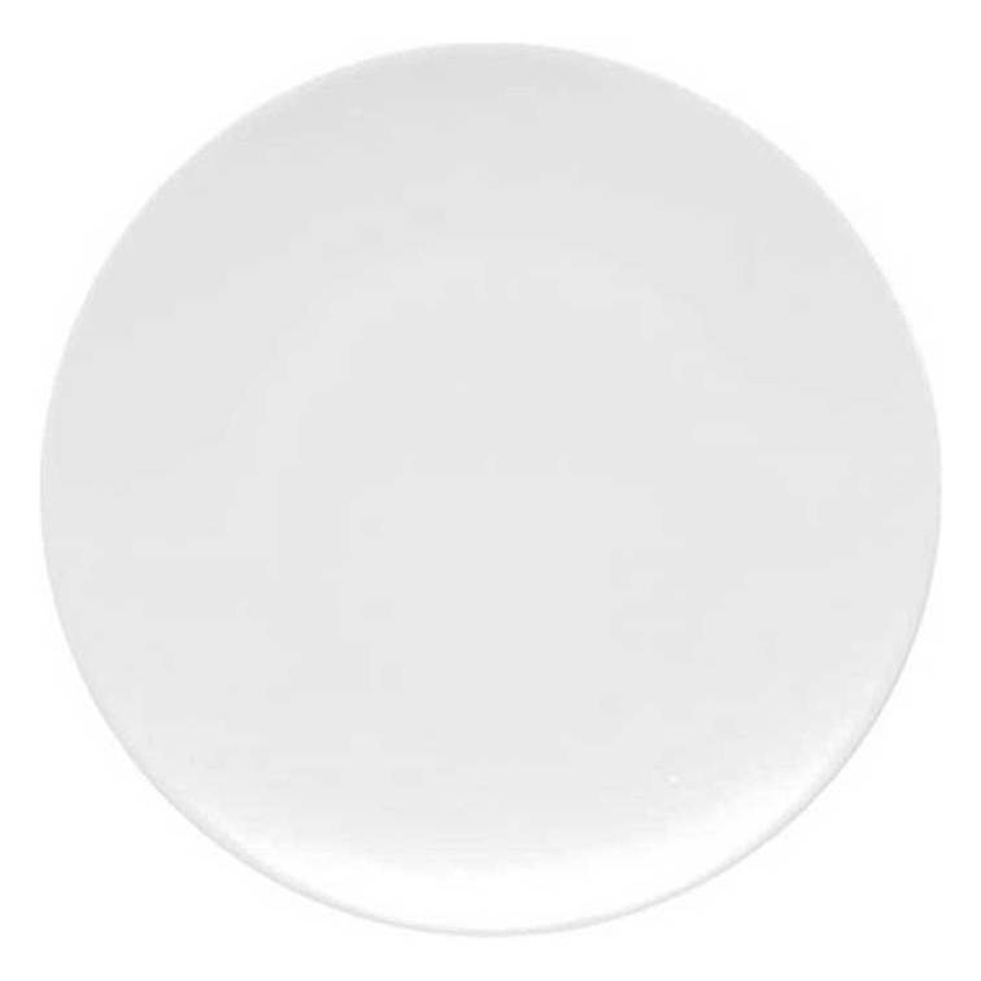 Пластик  для стола "Лофт" круглый белый - Фото миниатюра 1